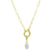 Drop Pearl Charm [18K Gold Vermeil]