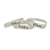 Ocean Tide Name Ring [Sterling Silver]