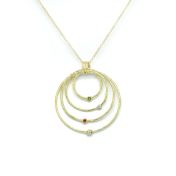 Spheres of Love Birthstone Necklace [14 Karat Gold]