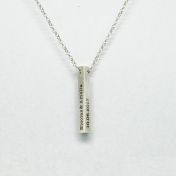 Talisa Bar Necklace [Sterling Silver]
