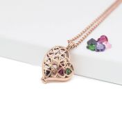 Collier Coeurs de Talisa [Plaqué Or Rose 18ct]