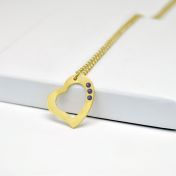 Leitende Liebe Halskette [750er vergoldet]