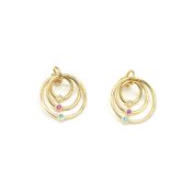 Spheres of Love Earrings [Gold Plated]