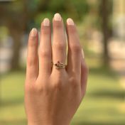 Anello Amore di Mamma - Triplo Amore [Placcato Oro 18kt]