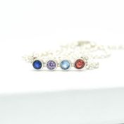 Collar Talisa Estrellas Horizontal [Plata de Ley]