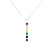 Collana Arcobaleno con Stelle di Talisa Verticale [Argento 925]