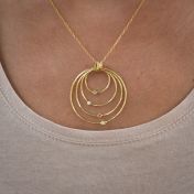 Spheres of Love Birthstone Necklace [14 Karat Gold]