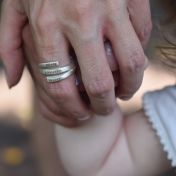 Bague Cygne - 3 Prénoms [Argent 925] 