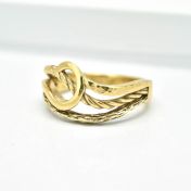 Bague Destins Croisés [Plaqué Or 18ct]