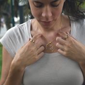 Spheres of Love Birthstone Necklace [14 Karat Gold]