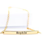 My Favorite Word Bracelet [Gold Plated]