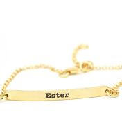 My Favorite Word Bracelet [Gold Plated]
