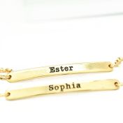 My Favorite Word Bracelet [Gold Plated]