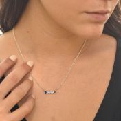 Collar Talisa Estrellas Horizontal [Plata de Ley]