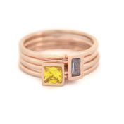 Ringe der Liebe [750er rosévergoldet]