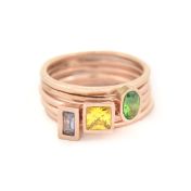 Ringe der Liebe [750er rosévergoldet]