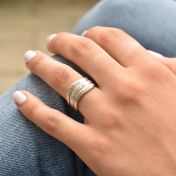 Ocean Tide Name Ring [Sterling Silver]