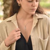 Collana Stelle di Talisa Verticale [Argento 925]