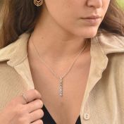 Talisa Sterne Halskette vertikal [Sterlingsilber]