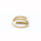 Swan Name Ring - 3 Names [18K Gold Plated]