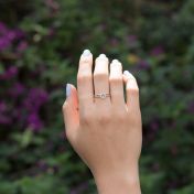 Carina Ring. Big Circle [Sterling Silver]