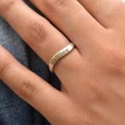 Ocean Tide Name Ring [Sterling Silver]