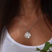 Tree of Life Birthstone Necklace [Sterling Silver]