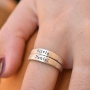 Bague Clair de Lune Personnalisée [Argent 925]