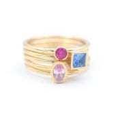 Bague Anneaux de l’Amour [Plaqué Or 18ct]