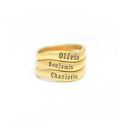 Ocean Tide Ring [Gold Plated]