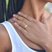 Bague Anneaux de l’Amour [Plaqué Or 18ct]