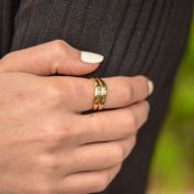 Ocean Tide Ring [Gold Plated]