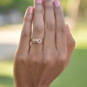 Bague Anneaux de l’Amour [Plaqué Or 18ct]