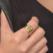 Ocean Tide Ring [Gold Plated]