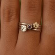 Inspire Initial Ring [Sterling Silver]