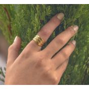 Ocean Tide Ring [Gold Plated]