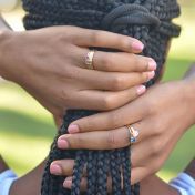 Bague Anneaux de l’Amour [Plaqué Or 18ct]