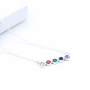 Collar Talisa Estrellas Horizontal [Plata de Ley]