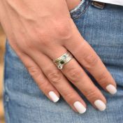 Carina Ring. Big Circle [Sterling Silver]