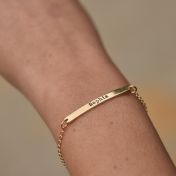 My Favorite Word Bracelet [Gold Plated]