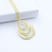 Collier Amour de Pluie [Plaqué Or 18ct]
