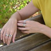 Bague Anneaux de l'Amour [Argent 925]