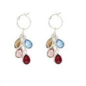 Orecchini Pioggia Incantata a Forma di Cerchio [Argento 925]