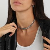 Edina Curb Chain Initials Necklace