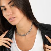 Edina Curb Chain Initials Necklace