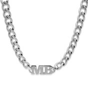 Edina Curb Chain Initials Necklace