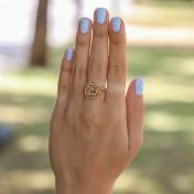 Bague Nid d’Oiseaux [Plaqué Or 18ct]