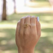 Bague Nid d’Oiseaux [Plaqué Or 18ct]