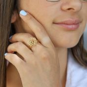 Bague Nid d’Oiseaux [Plaqué Or 18ct]