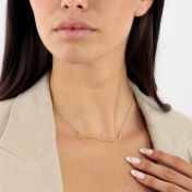  Ella Sternzeichen Kette [750er vergoldet]